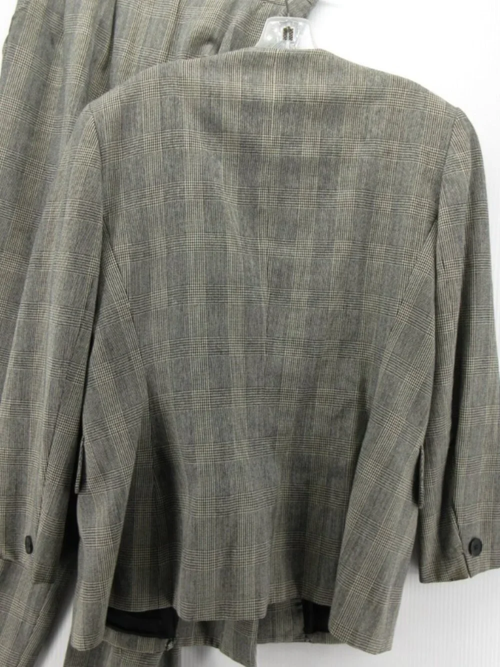 VGT Christian Dior Suit 12 Wool 2 Piece Pants Houndstooth USA 30X30 *